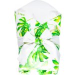 Enie Baby Péřová zavinovačka SATINE tropical leaves – Zboží Mobilmania