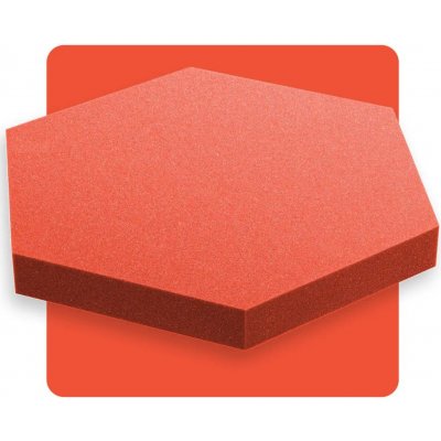 Akustický panel šestiúhelník vodní meloun 50x50 cm tloušťka 5cm hexagon – Hledejceny.cz