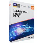 Bitdefender Family Pack 2021 1 lic. 1 rok (XL11151000) – Zboží Mobilmania