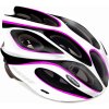 Cyklistická helma Author Skiff Inmold 144 bílá/fialová/černá 2020