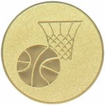 Emblém basketbal, pr. 50 mm zlato – Zboží Dáma
