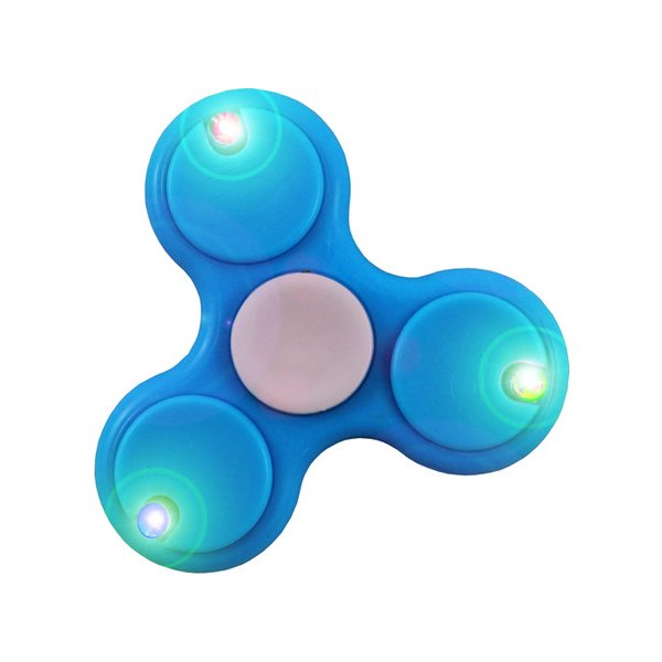 Fidget Spinner 3 LED svítící modrý zelený 'antistresová hračka' od 79 Kč -  Heureka.cz