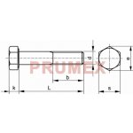 Šroub šestihranný částečný závit DIN 931 M20x60-12.9 bez PÚ – Sleviste.cz