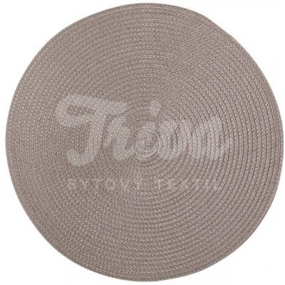 Bo-Ma prostírání kulaté šedo béžové průměr 35cm – Zboží Dáma