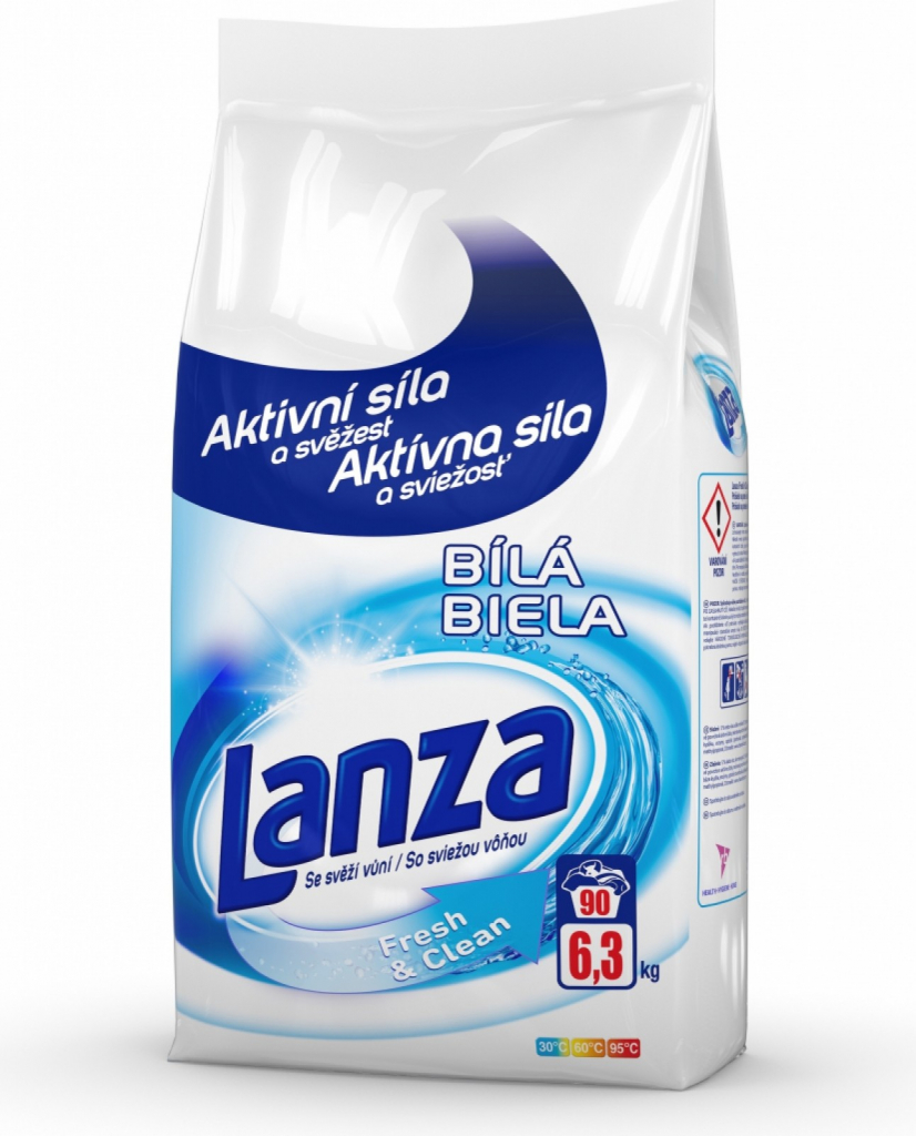 Lanza Fresh & Clean Bílá 6,3 kg 90 PD