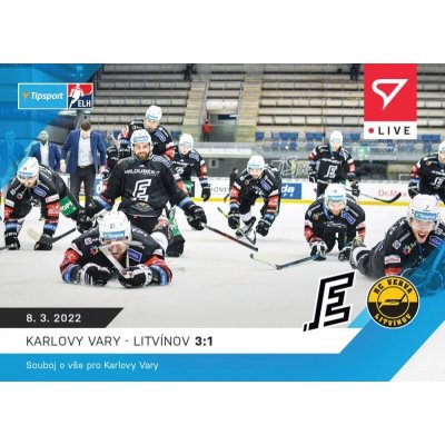 SportZoo Hokejové live karty Tipsport ELH 2021-22 L-118 Karlovy Vary Litvínov – Zboží Mobilmania