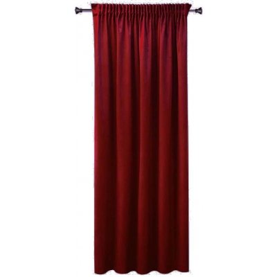 4sleep Jednobarevný hotový závěs Bella bordó 150x160 – Hledejceny.cz