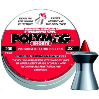 Diabolky JSB Predator PolyMag Shorts 5,5 mm 200 ks – Sleviste.cz
