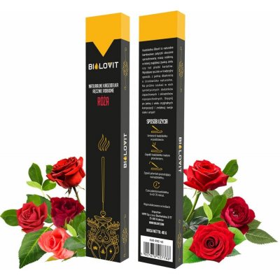 Bilovit Přírodní vonné tyčinky Rose 40 g – Hledejceny.cz