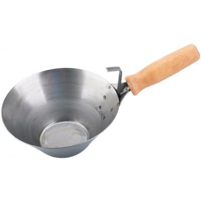 Naběračka zednická ocel 180mm dřevěná ručka – Hledejceny.cz