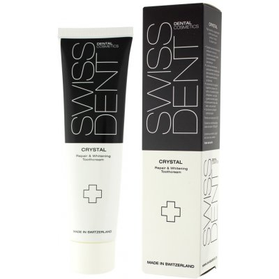 Swissdent Crystal Repair & Whitening bělicí zubní pasta pro zpevnění skloviny 100 ml – Zbozi.Blesk.cz