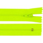 Pro Háčkování Spirálový zip pinlock No 3 délka 20 cm elektrický zelený – Hledejceny.cz