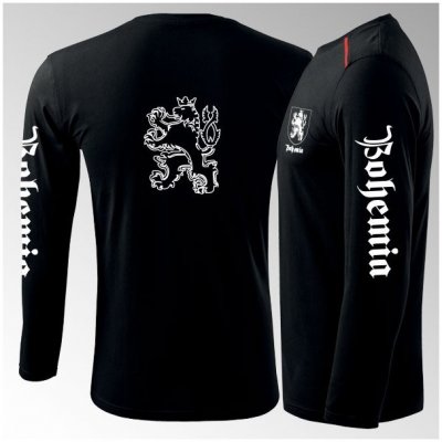 Tričko s dlouhým rukávem Bohemia 6DR černá – Zboží Dáma
