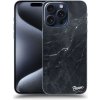 Pouzdro a kryt na mobilní telefon Apple Pouzdro Picasee ULTIMATE CASE MagSafe Apple iPhone 15 Pro Max - Black marble