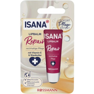 Isana Balzám na rty Peptidy a skvalan 10 ml – Zboží Mobilmania