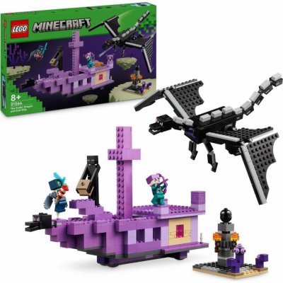 LEGO® Minecraft 21264 Drak z Enderu a loď z Endu – Zboží Dáma