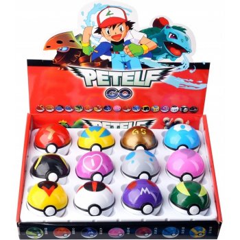 Pokemon Pokeball hračka + figurka 12 Ks