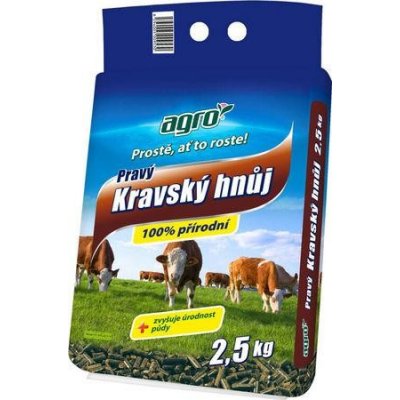 Hnojivo Agro Pravý kravský hnůj 2.5 kg – Sleviste.cz