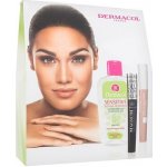 Dermacol Magnum odstín Black řasenka Magnum 7,5 ml + báze pod řasenku First Class Lashes 9 ml + odličovač očí Sensitive Eye Make-up Remover 150 ml dárková sada – Hledejceny.cz