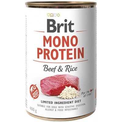Brit Mono Protein Beef & Rice 400 g – Zbozi.Blesk.cz
