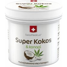 SwissMedicus Super Kokos s konopím pleťový kokosový olej 150 ml