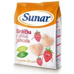 SUNÁREK Dětský snack jablkové kroužky 50 g – Sleviste.cz