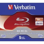 Verbatim BD-RE 50GB 2x, jewel, 5ks (43760) – Hledejceny.cz