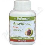 Medpharma Aescin 30 mg extra vitamin C 67 tablet – Hledejceny.cz