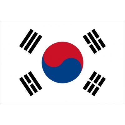 Korejská republika vlajka - 150 x 225 cm - tunel, karabina – Hledejceny.cz