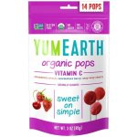 YumEarth BIO Ovocná lízátka s vitamínem C jahoda třešeň lesní plody 14 ks 87 g – Zbozi.Blesk.cz