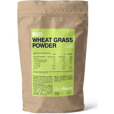 GymBeam Bio Wheat Grass Powder 200 g – Hledejceny.cz