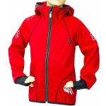 dětská letní softshellová bunda Fantom bez fleecu červená – Zboží Mobilmania