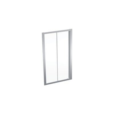 Geberit Geo posuvné dveře, 110x190 cm, sklo transparent, rám stříbřitá 560.143.00.2