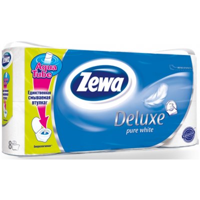 Zewa Deluxe Pure White 3-vrstvý 8 ks – Zbozi.Blesk.cz