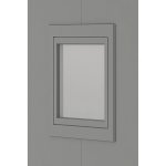 Biohort okenní prvek pro CasaNova , pravé, 83 x 65 cm, šedý křemen metalíza – Hledejceny.cz