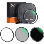 K&F Concept sada magnetických MC UV + PL-C + ND 1000x 77 mm – Zboží Živě