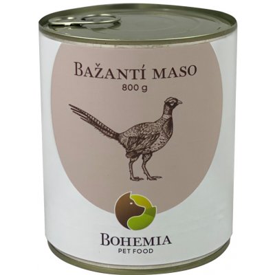 Bohemia Pet Food Bažantí maso ve vlastní šťávě 0,8 kg – Zboží Mobilmania