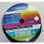 Verbatim CD-R 700MB 52x, bulk box, 10ks (43725) – Zboží Živě
