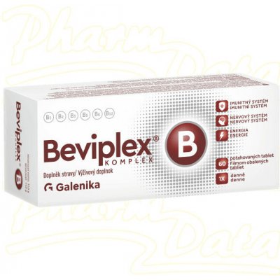 Galenika Beviplex B komplex 60 tablet – Hledejceny.cz