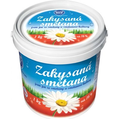 Bohemilk Zakysaná smetana (16%) 1kg – Zboží Dáma