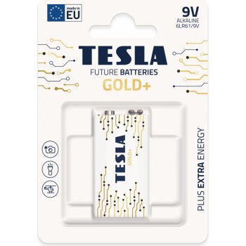 TESLA GOLD+ 9V 1ks 12090122