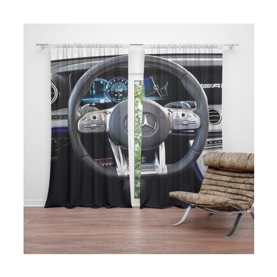 Sablio Závěs AMG interiér: 2ks 140x250cm – Hledejceny.cz