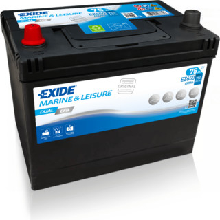 Exide DUAL EFB 12V 75Ah 650A EZ650