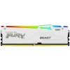 Paměť Kingston Fury Beast White RGB DDR5 32GB 6400MHz CL32 (1x32GB) KF564C32BWA-32