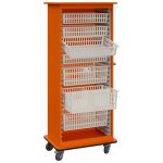 DEXTER 26 ABS vozík boxový, otevřený, 1780x750x520 mm, mandarinka – Hledejceny.cz