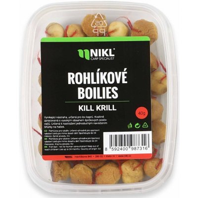 Karel Nikl Rohlíkové boilies Kill Krill 40g – Zboží Mobilmania