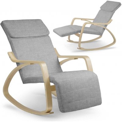 Sofotel Houpací křeslo Suzi světle šedé – Zboží Mobilmania