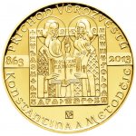 ČNB Zlatá mince 10000 Kč Příchod věrozvěstů Konstantina a Metoděje 2013 Proof 1 oz – Zboží Mobilmania