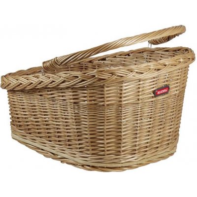 KLICKfix Wicker Basket GT proutěný košík na nosič hnědý – Zboží Mobilmania