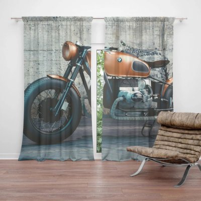 Závěsy Motorka: 2 ks - 140x250 cm - Sablio – Hledejceny.cz